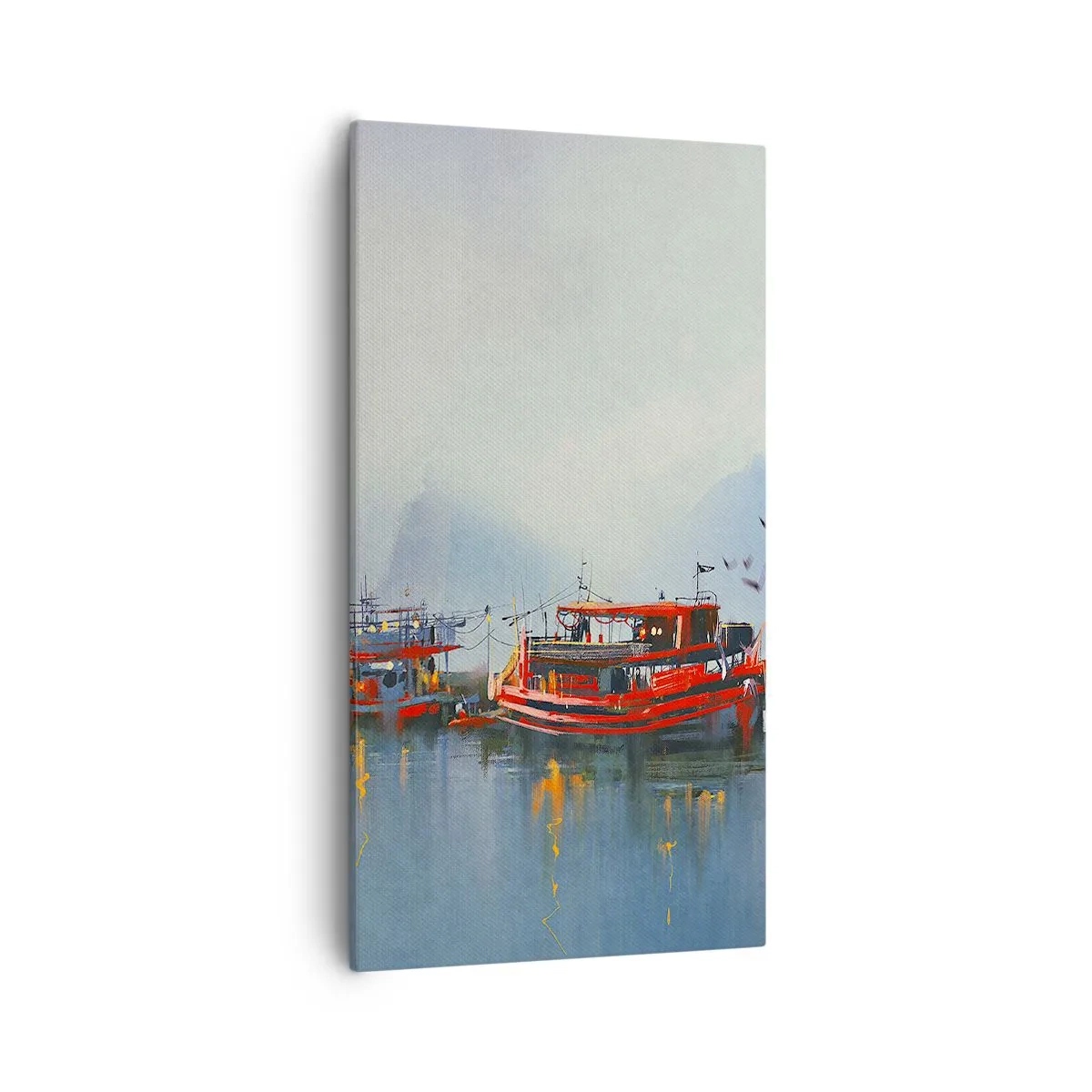Bild auf Leinwand - Leinwandbild - Am Ende der Welt - 55x100 cm