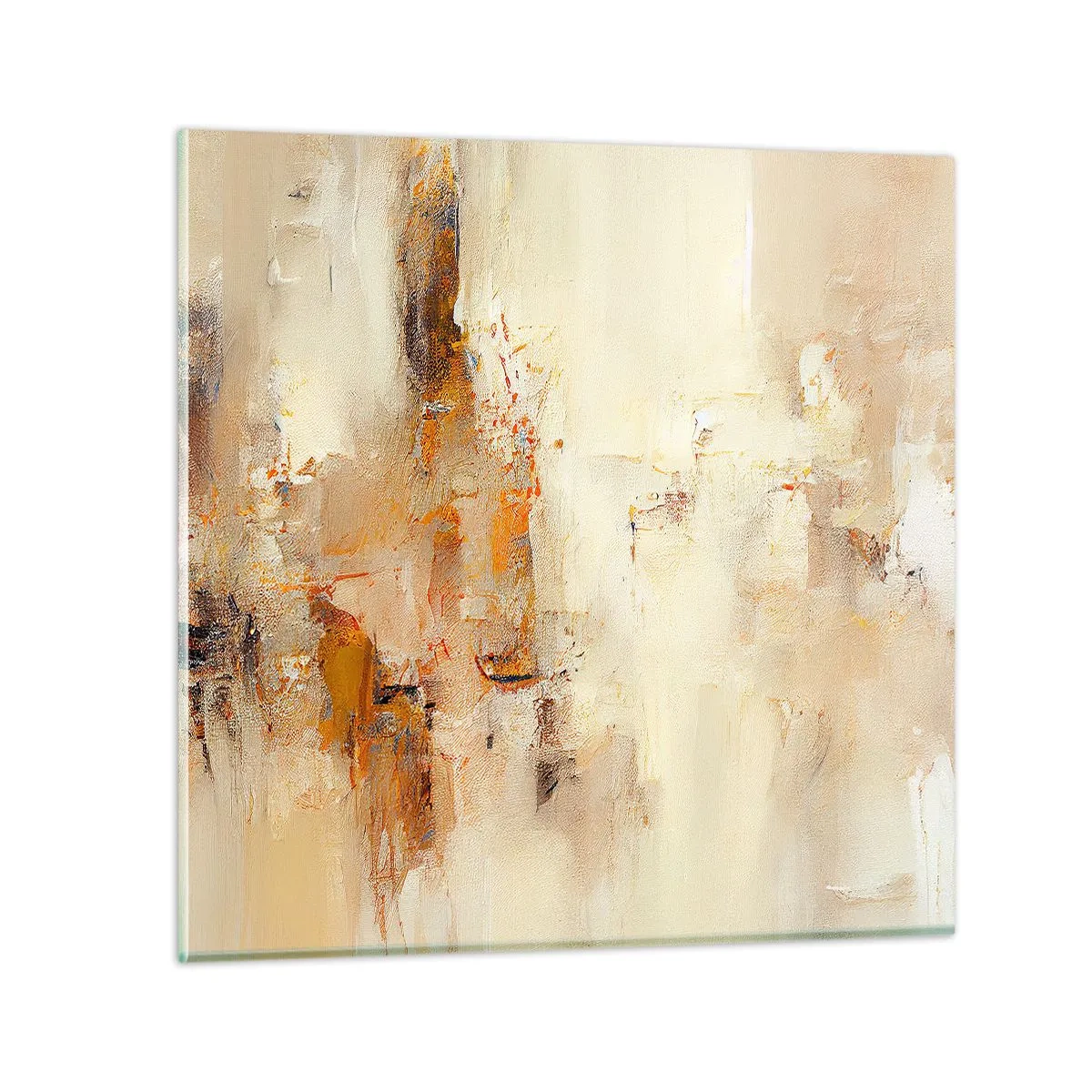 Glasbild - Bild auf glas - Seele aus Bernstein - 40x40 cm