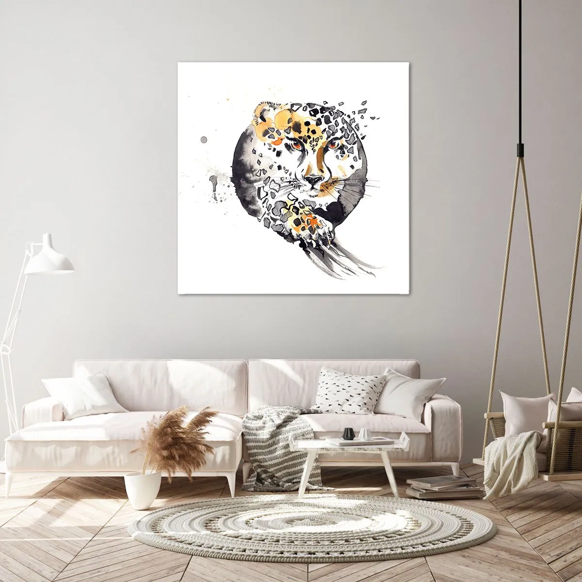 Bild auf Leinwand - Leinwandbild - Raubtierschönheit - 30x30 cm