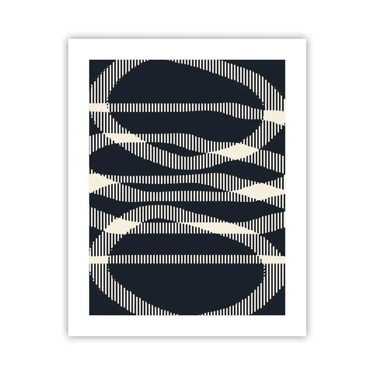 Poster - Ein Versuch, die Dunkelheit zu durchbrechen - 40x50 cm