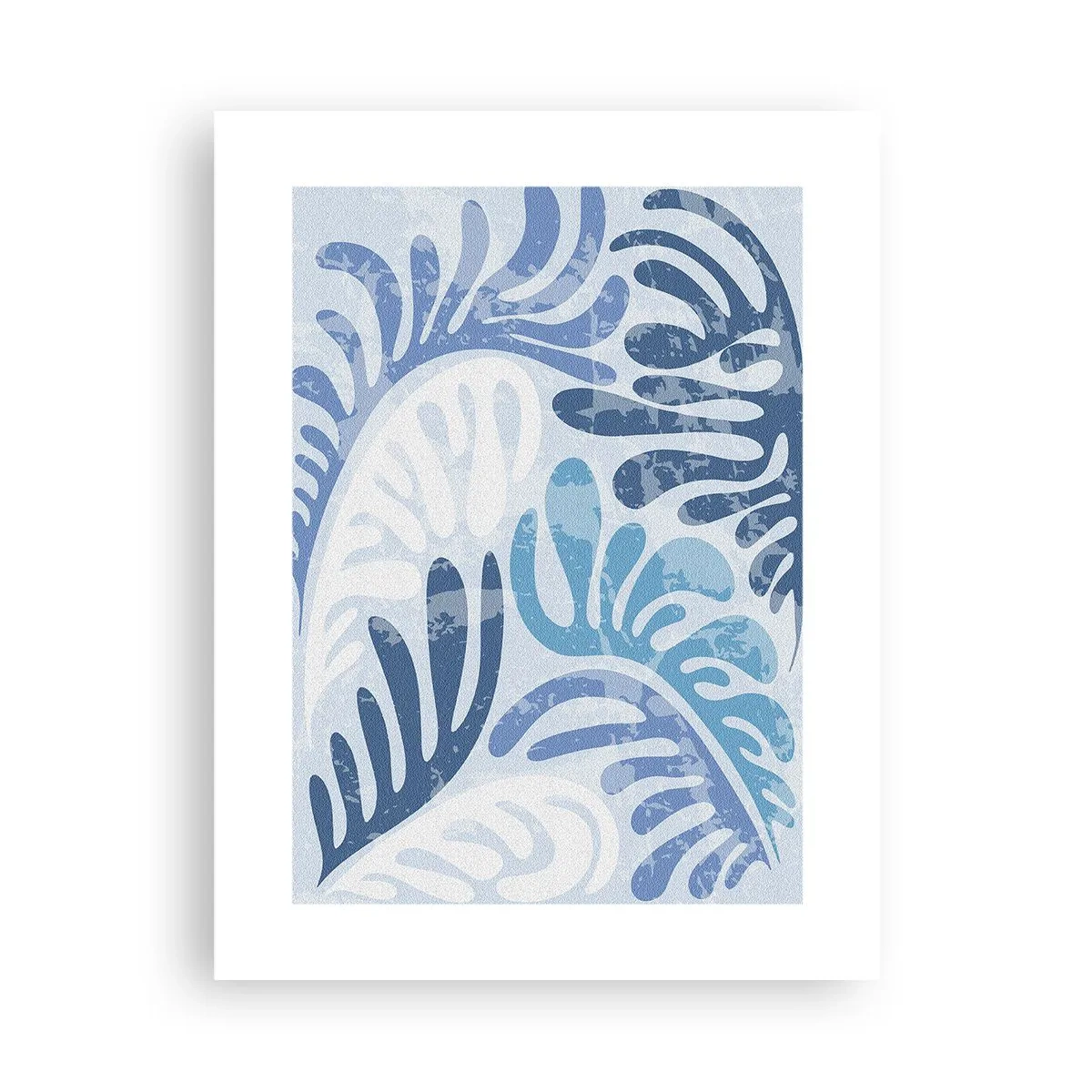 Poster - Blaue Farne - 30x40 cm