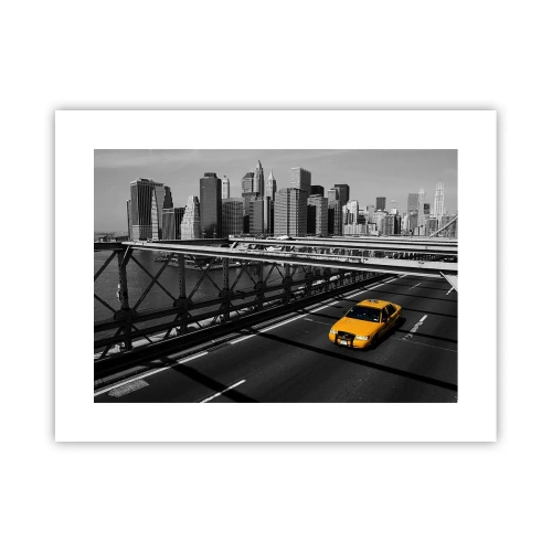 Poster - Die Farbe einer Großstadt - 40x30 cm