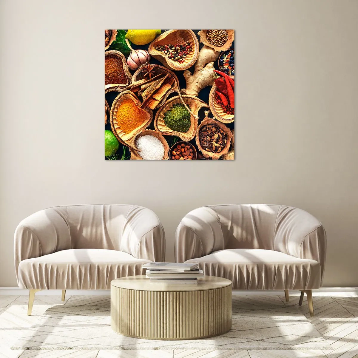 Glasbild - Bild auf glas - Nimm was du willst - 30x30 cm