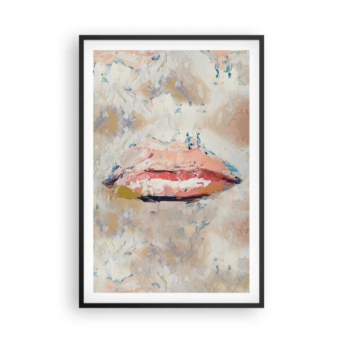 Poster in einem schwarzem Rahmen - Es weckt die Sinne - 61x91 cm