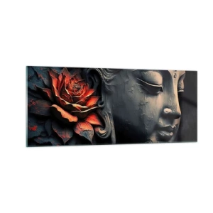 Glasbild - Bild auf glas - Im Einklang mit der Welt - 100x40 cm