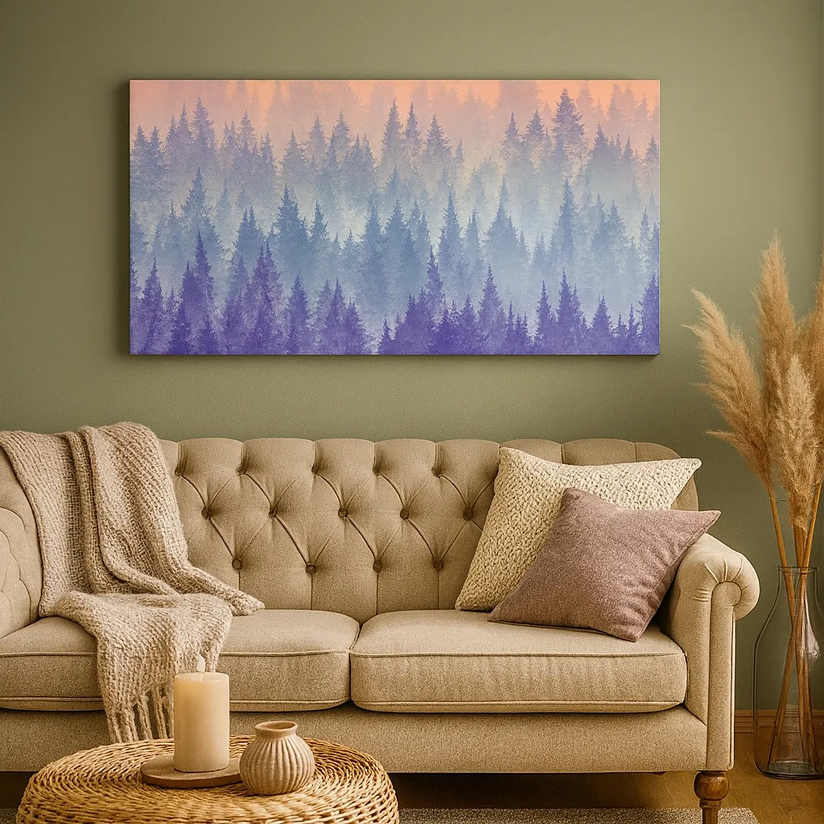 Bild auf Leinwand - Leinwandbild - Hoch, höher, zum Himmel - 30x30 cm