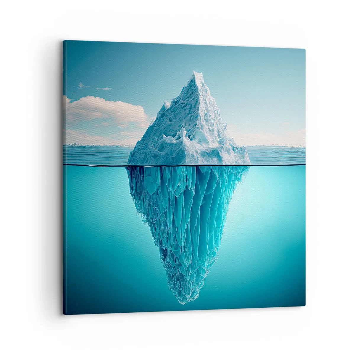 Bild auf Leinwand - Leinwandbild - Königin des Eises - 50x50 cm