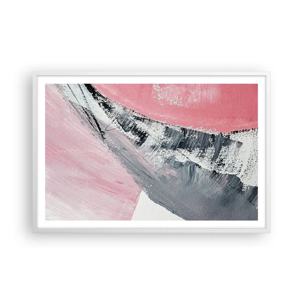Poster in einem weißen Rahmen - Passende Komposition - 91x61 cm