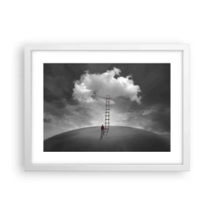 Poster in einem weißen Rahmen - Alles ist möglich - 40x30 cm