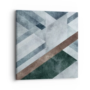 Bild auf Leinwand - Leinwandbild - Anspruchsvolle Eleganz der Geometrie - 30x30 cm