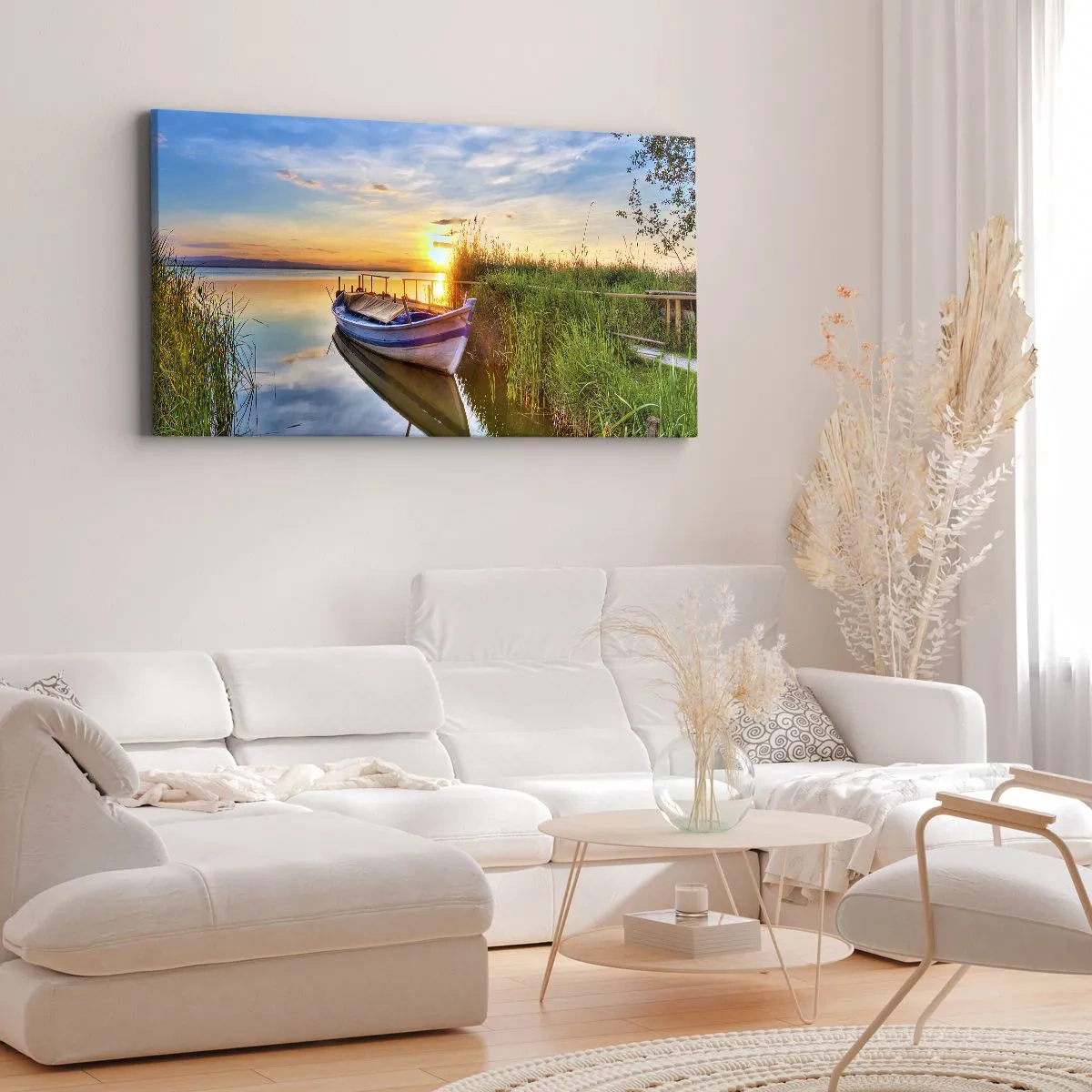 Bild auf Leinwand - Leinwandbild - Bucht erfüllter Träume - 100x40 cm