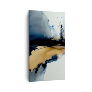 Bild auf Leinwand - Leinwandbild - Hinter dem Vorhang - 45x80 cm