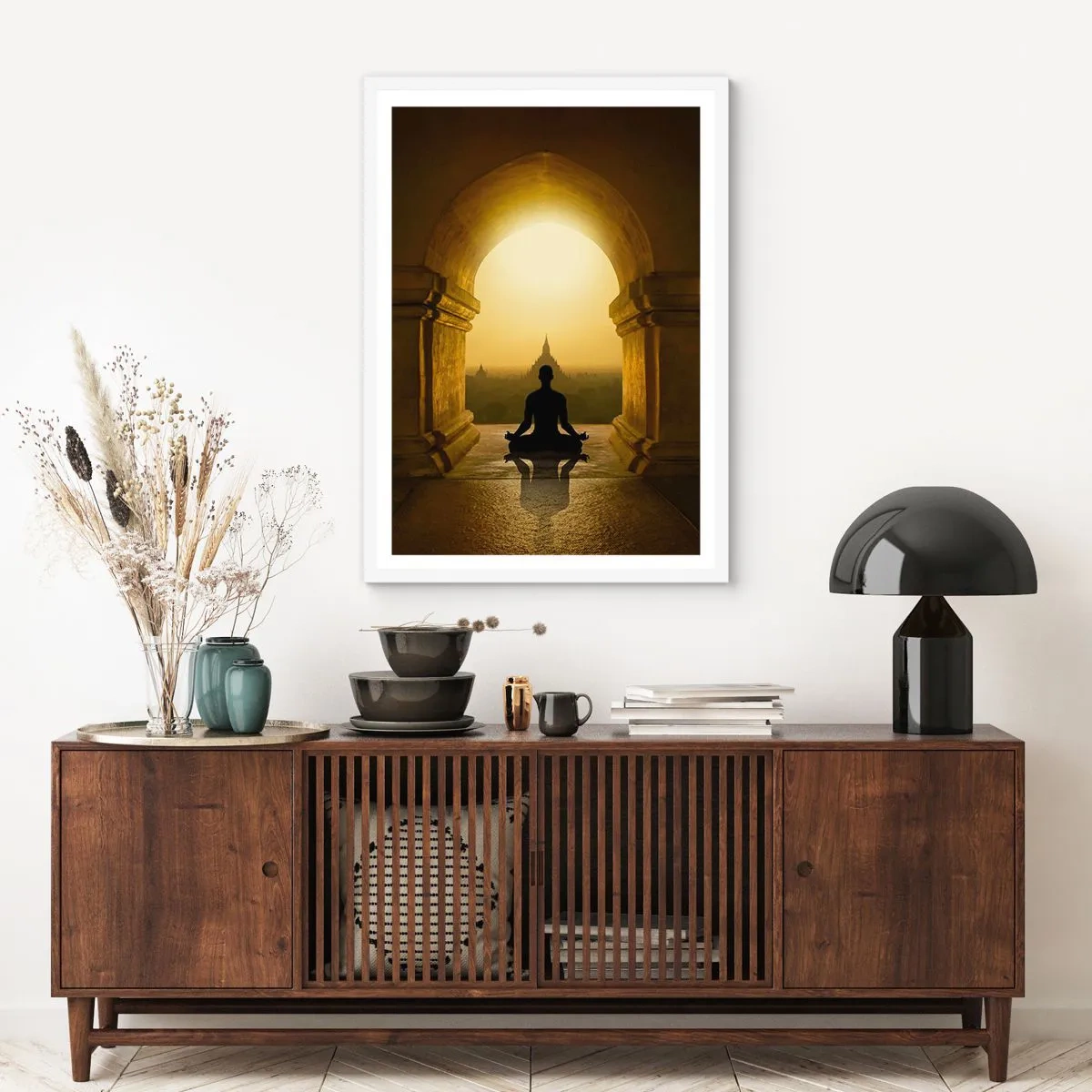 Poster in einem weißen Rahmen - Vollkommene Harmonie - 30x40 cm