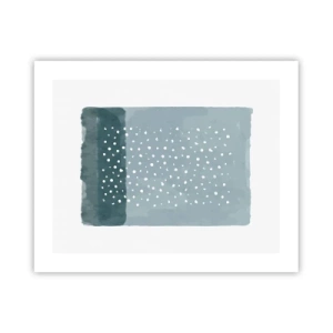 Poster - Auf Blau gewachsen - 50x40 cm