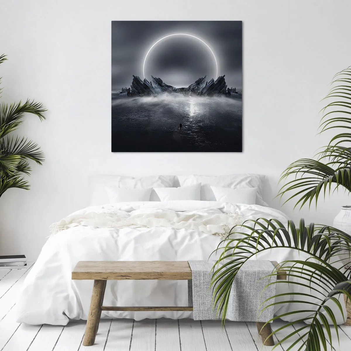 Bild auf Leinwand - Leinwandbild - Ende der Geschichte - 40x40 cm