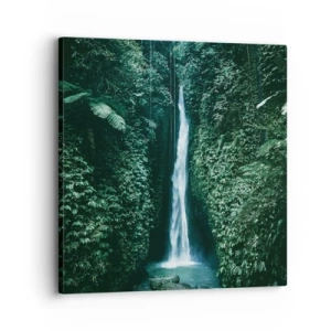 Bild auf Leinwand - Leinwandbild - Tropisches Spa - 30x30 cm