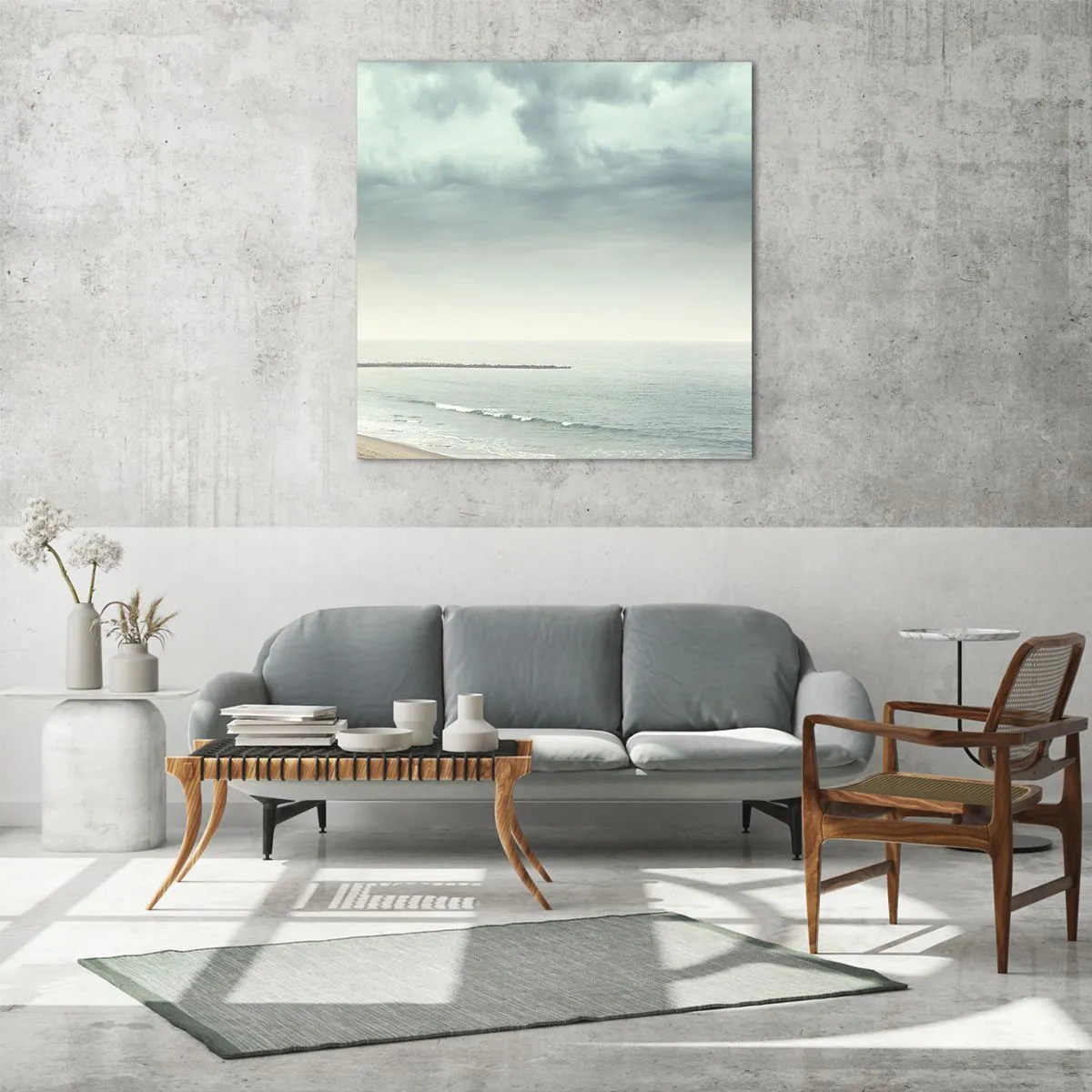 Glasbild - Bild auf glas - Auf der Suche nach Frieden - 40x40 cm