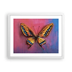 Poster in einem weißen Rahmen - Ein Juwel der Natur - 50x40 cm