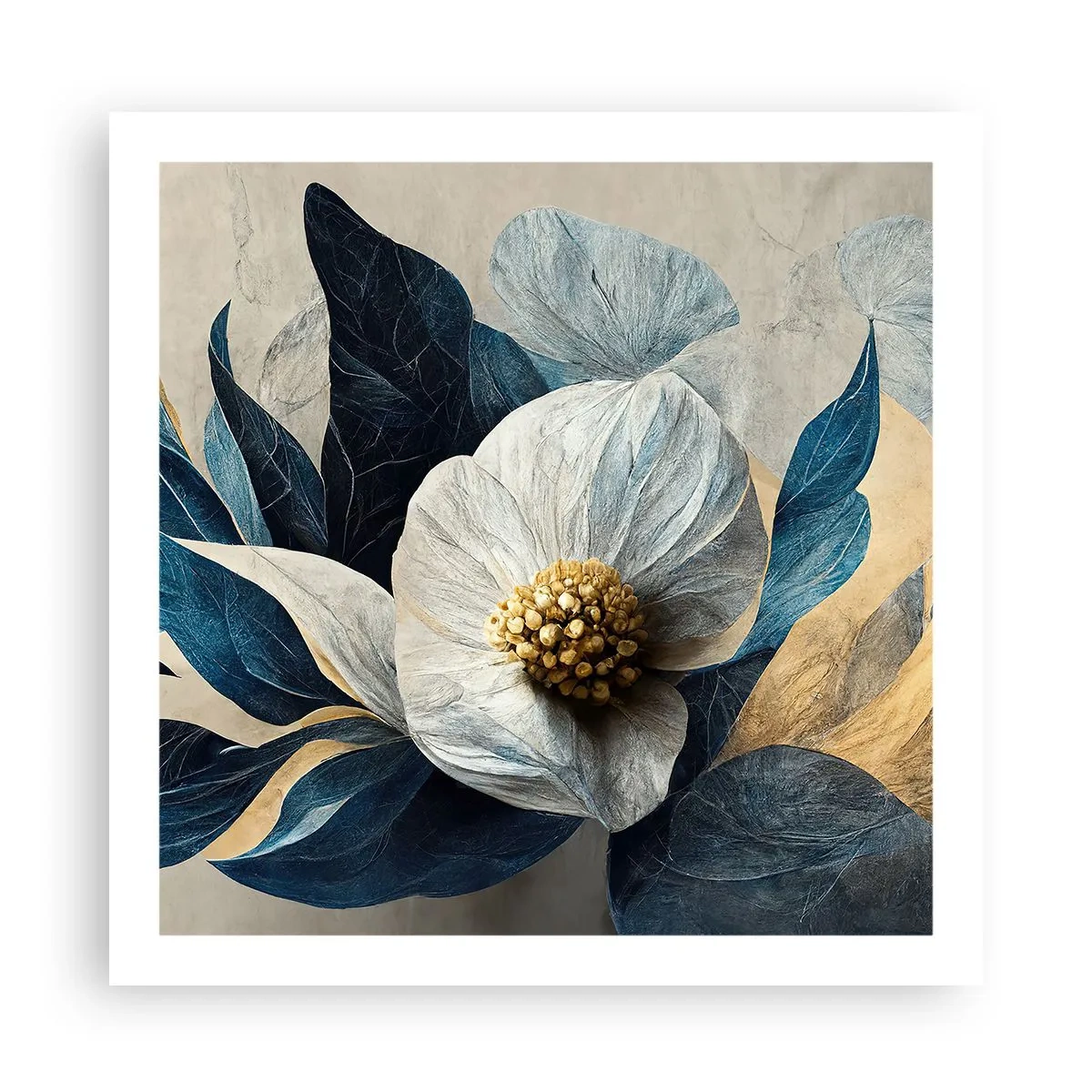 Poster - Er hat ein Herz aus Gold - 60x60 cm