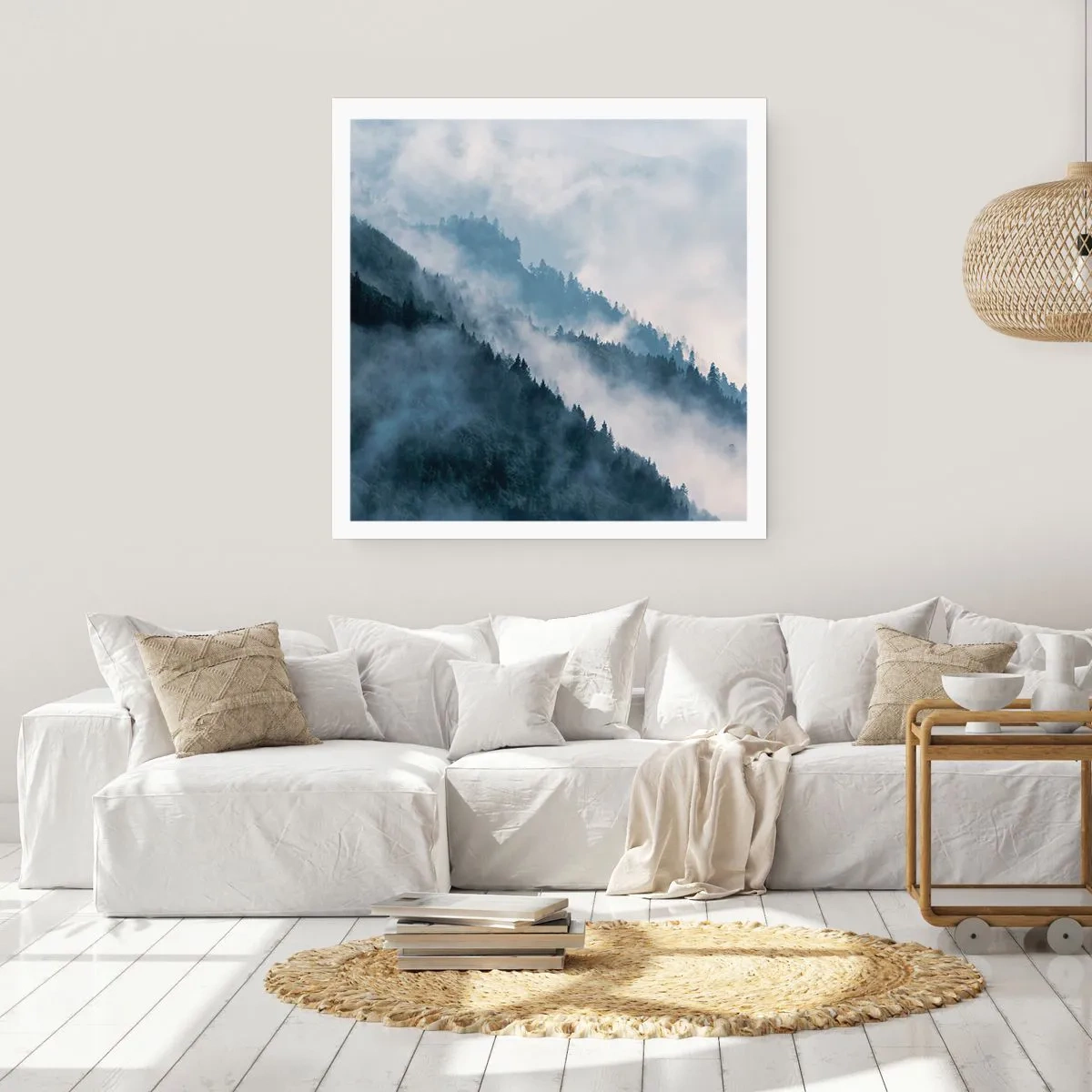 Poster - Mystik der Berge - 30x30 cm
