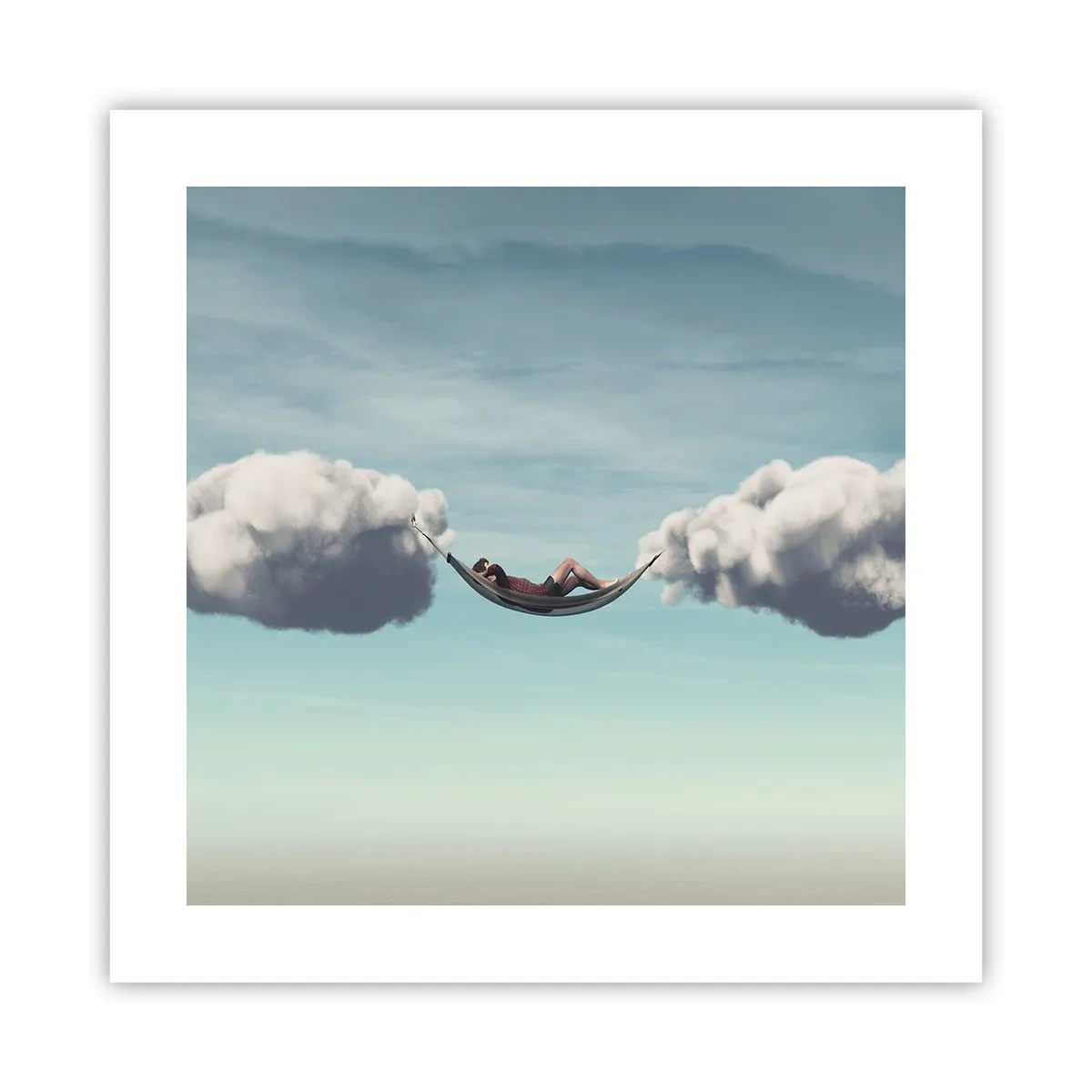Poster - Die Behaglichkeit des Augenblicks - 40x40 cm