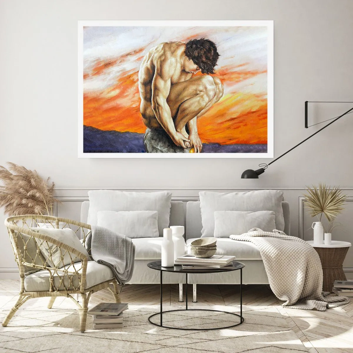 Poster - In sich versunken - 70x50 cm