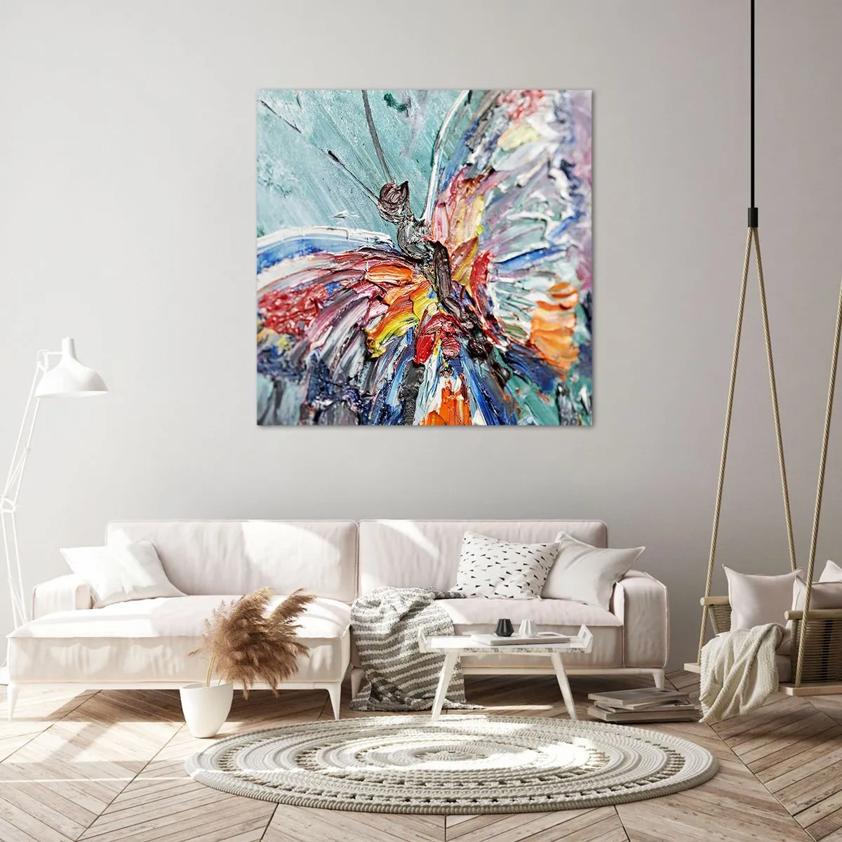 Bild auf Leinwand - Leinwandbild - Von der Natur gemalt - 50x50 cm