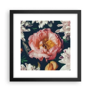 Poster in einem schwarzem Rahmen - Mit barocker Pracht - 30x30 cm