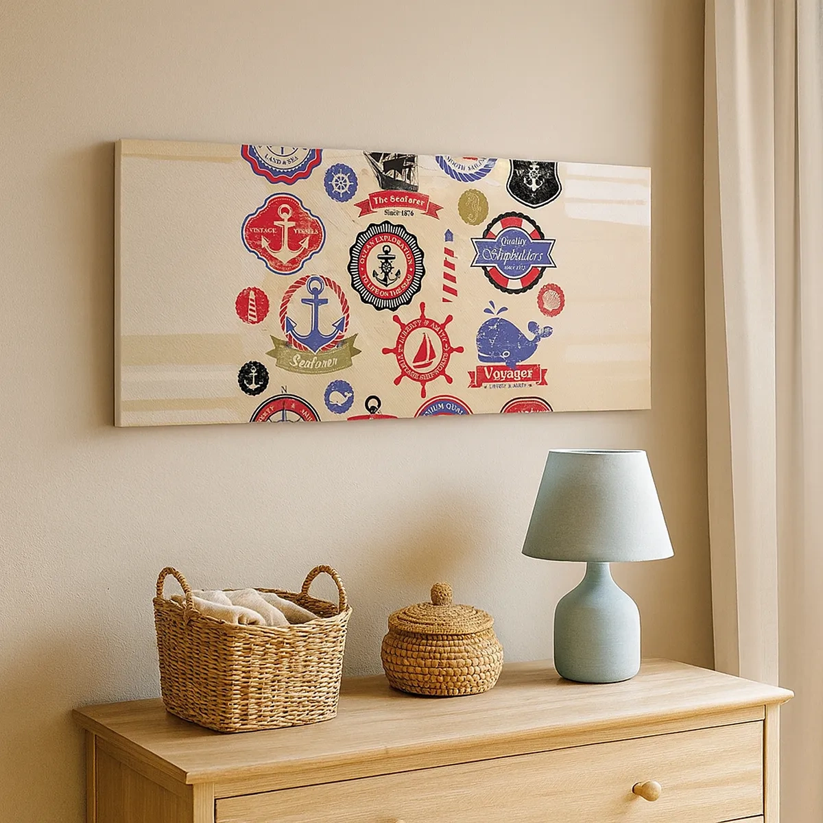 Bild auf Leinwand - Leinwandbild - Segelbruderschaft - 30x30 cm