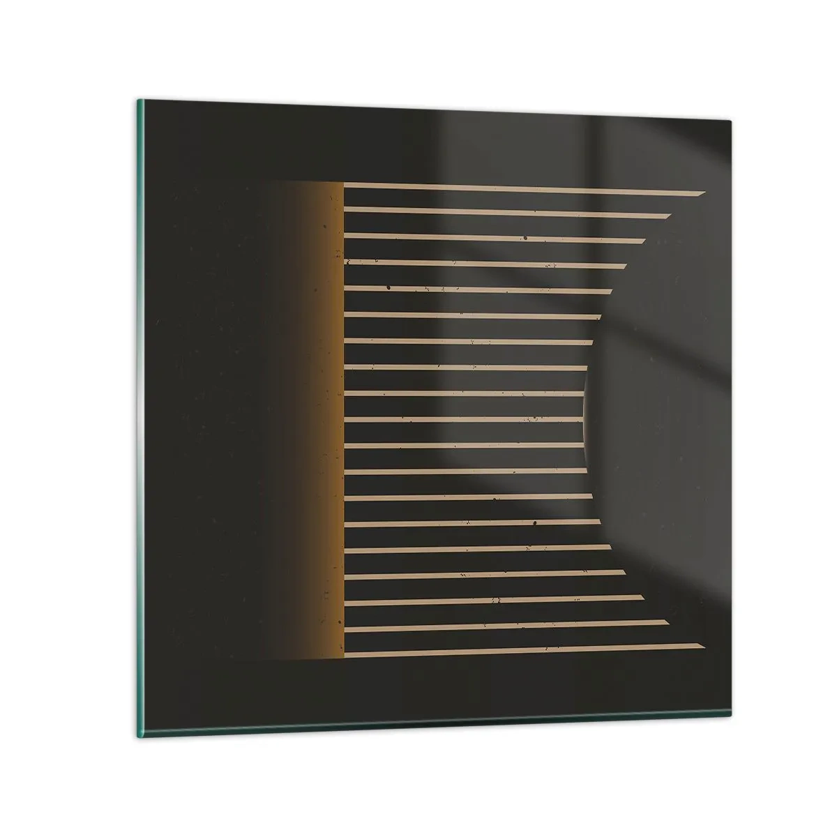 Glasbild - Bild auf glas - Die Dunkelheit erkunden - 40x40 cm