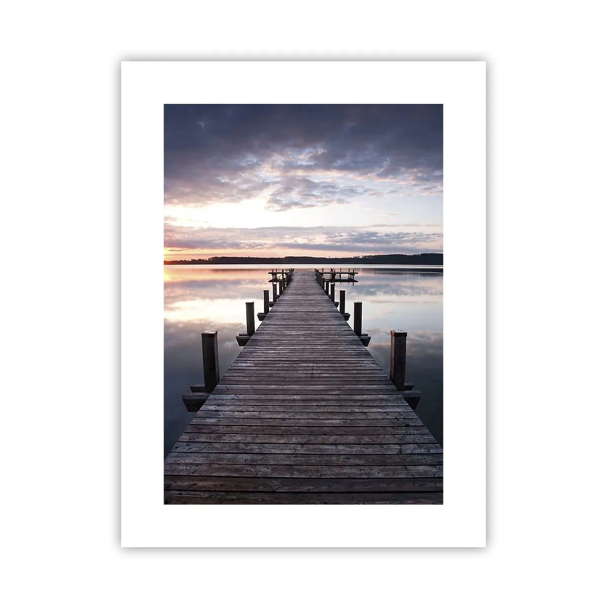 Poster - Eine stille Grenze zwischen Tag und Nacht - 30x40 cm