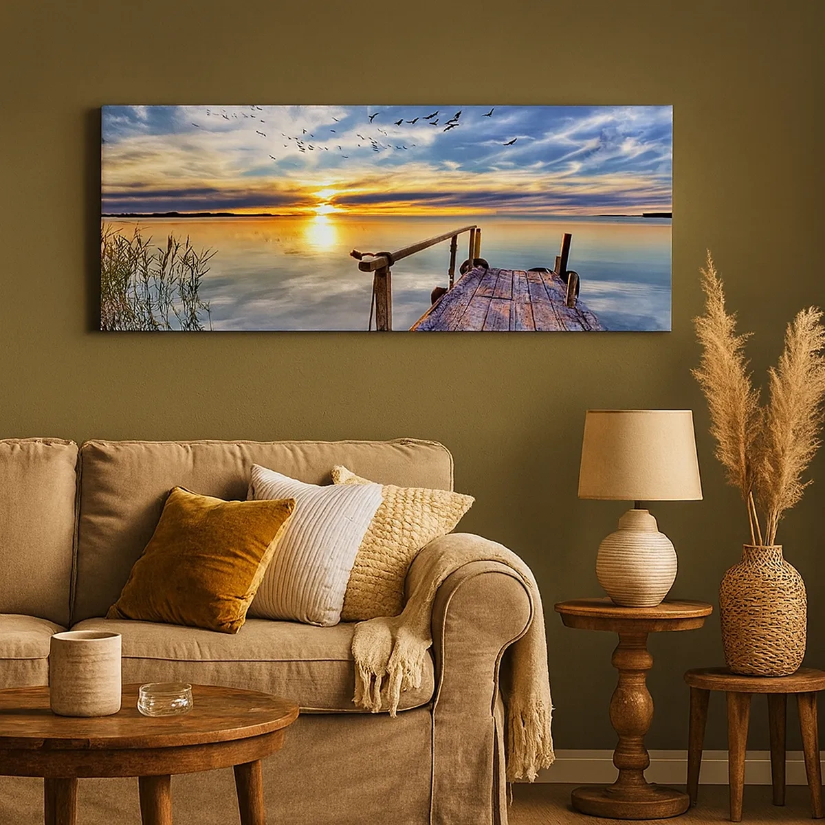 Bild auf Leinwand - Leinwandbild - Der Wind geht zur Ruhe - 30x30 cm