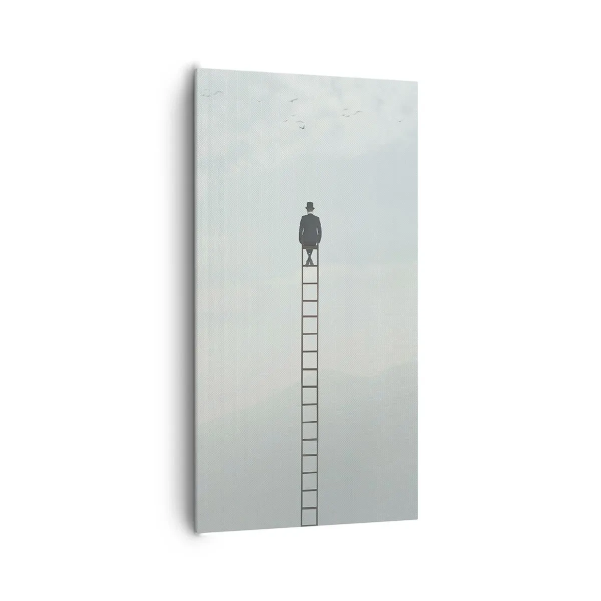 Bild auf Leinwand - Leinwandbild - Erhebe dich darüber! - 65x120 cm