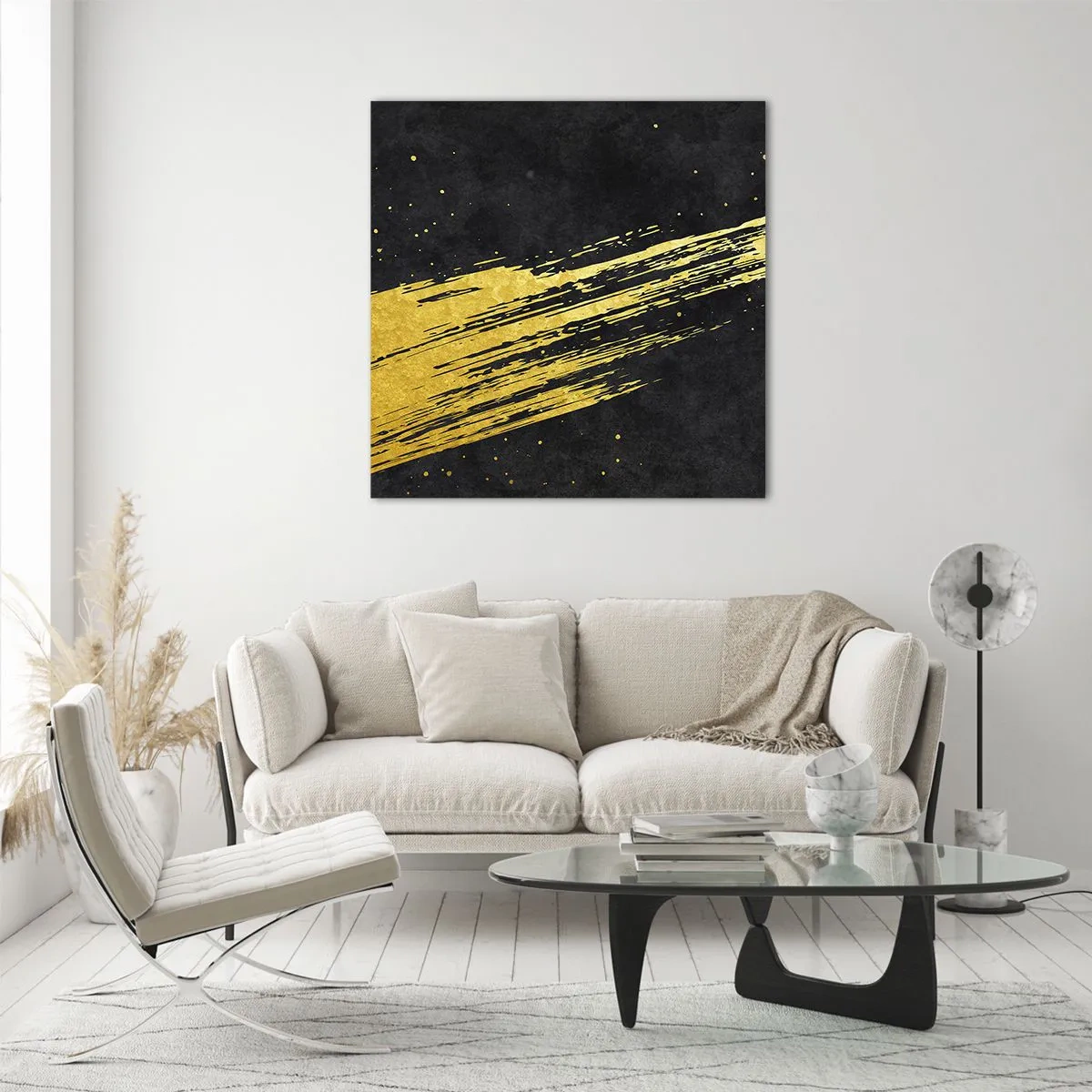 Glasbild - Bild auf glas - Sprung in den Hyperraum - 50x50 cm