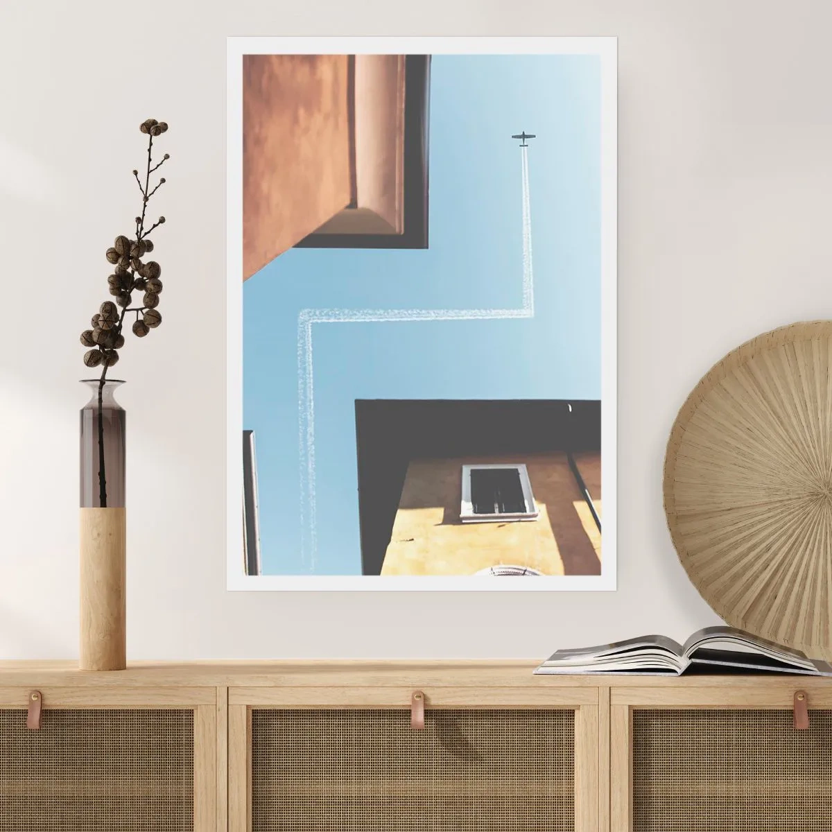 Poster - Über dem Stadtlabyrinth - 30x40 cm