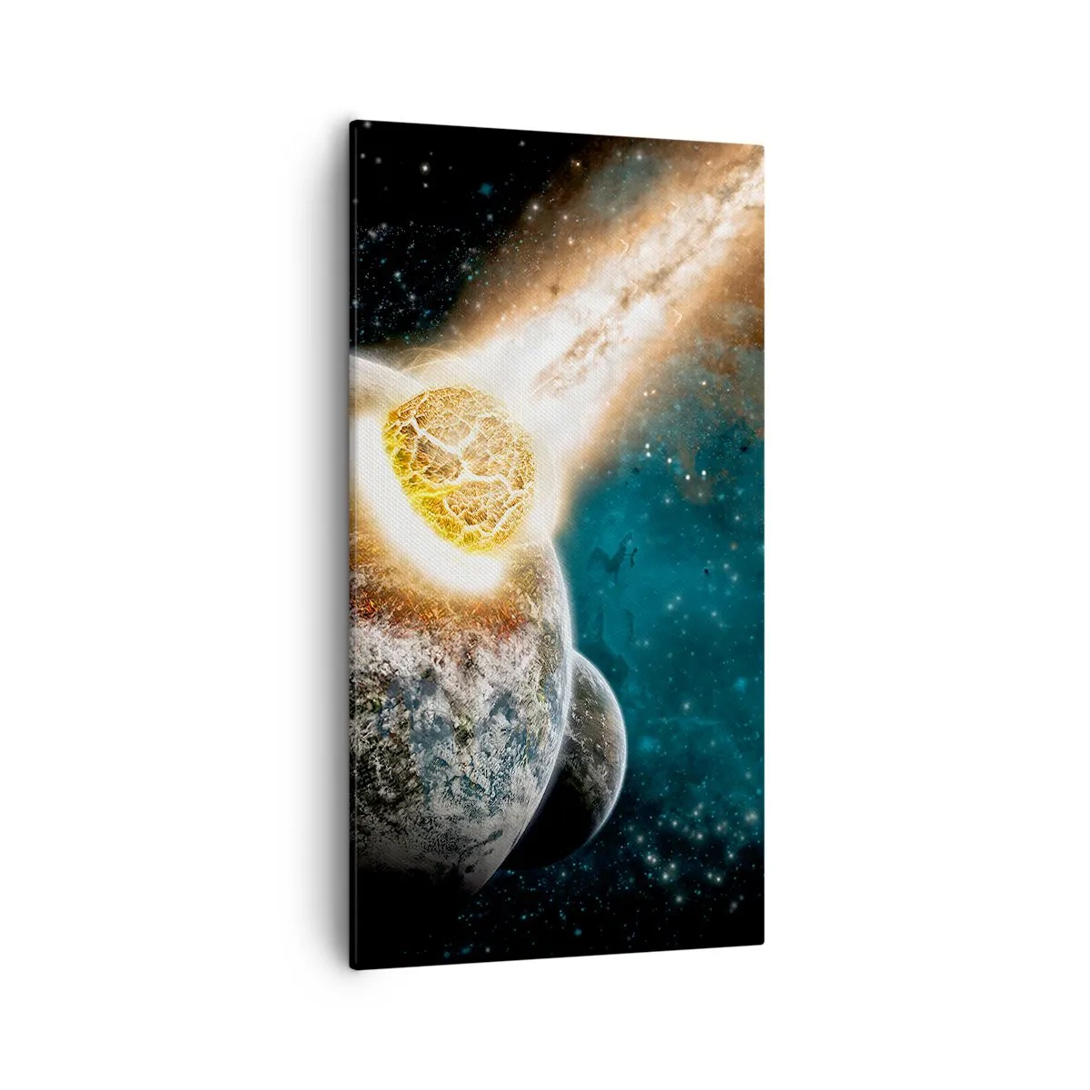 Bild auf Leinwand - Leinwandbild - Holocaust oder Geburt? - 55x100 cm