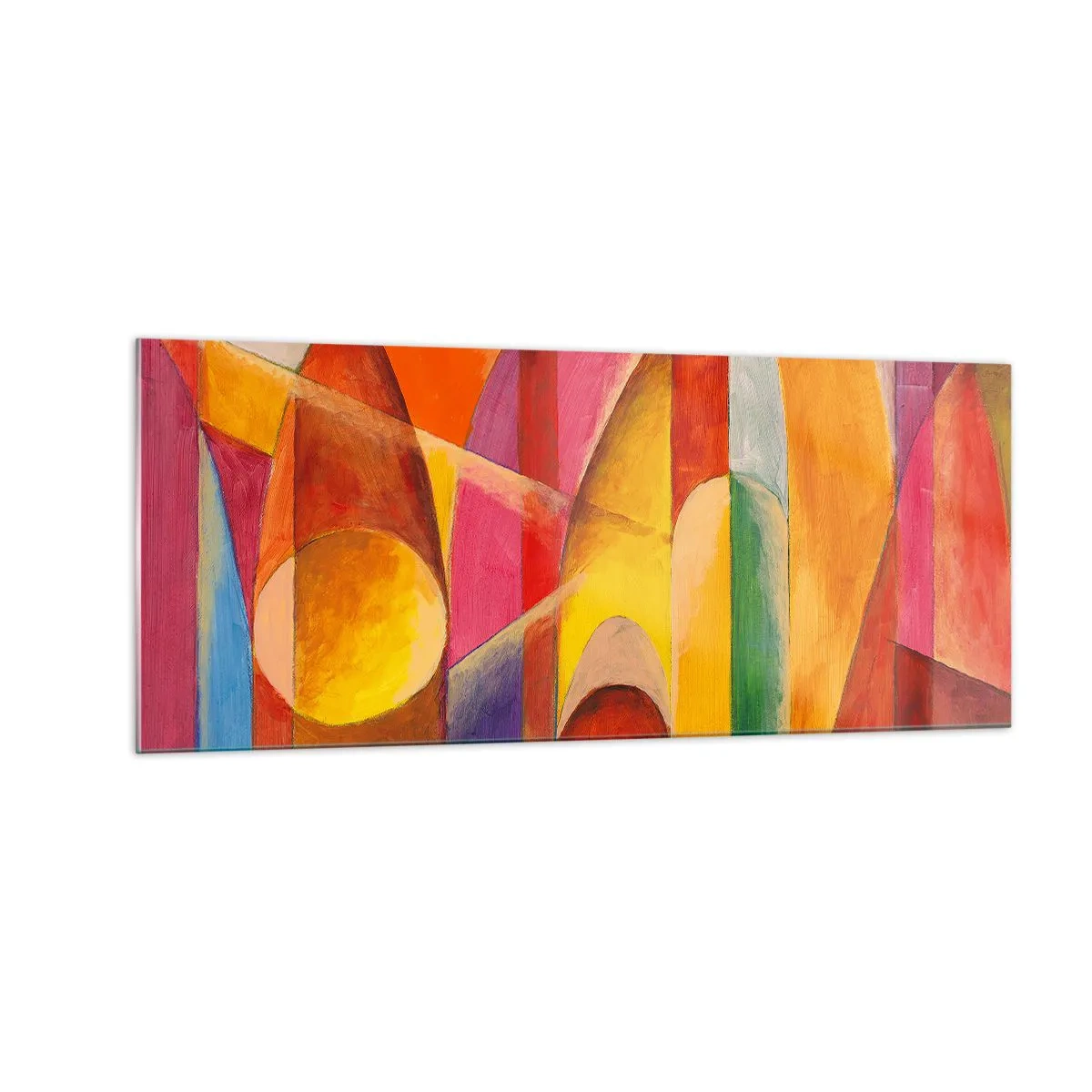 Glasbild - Bild auf glas - Kathedrale der Sonne - 100x40 cm
