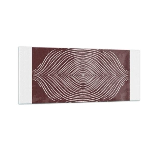 Glasbild - Bild auf glas - Der Raum spricht - 100x40 cm
