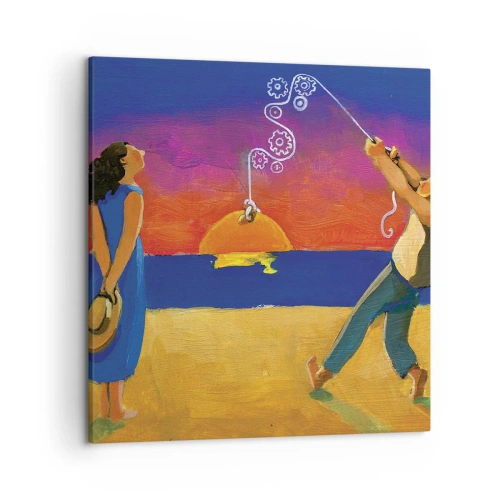 Bild auf Leinwand - Leinwandbild - Mehr als ein Sternchen vom Himmel - 50x50 cm
