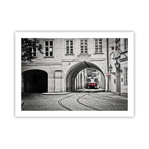 Poster - Durch das Stadtlabyrinth - 70x50 cm