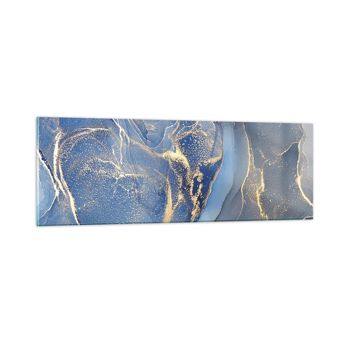 Glasbild - Bild auf glas - Goldstaub - 90x30 cm