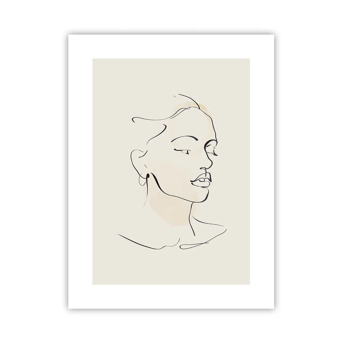 Poster - Eine bestimmte Linie - 30x40 cm