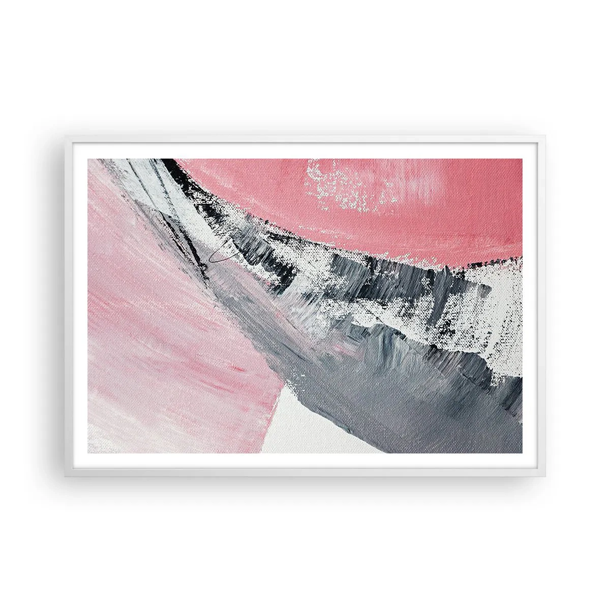 Poster in einem weißen Rahmen - Passende Komposition - 100x70 cm