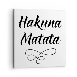 Bild auf Leinwand - Leinwandbild - Bester Ratschlag - 70x70 cm