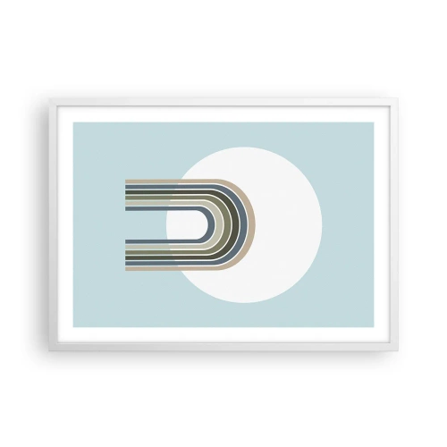 Poster in einem weißen Rahmen - Unwiderstehliche Anziehungskraft - 70x50 cm