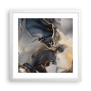 Poster in einem weißen Rahmen - Leben aus Stein - 40x40 cm