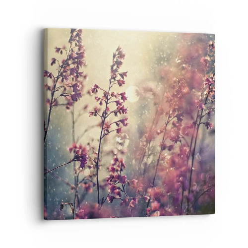 Bild auf Leinwand - Leinwandbild - Geheimnisvoller Garten - 30x30 cm