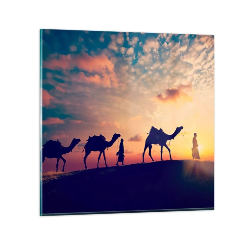 Glasbild - Bild auf glas - Der geheimnisvolle Geist des Orients - 70x70 cm