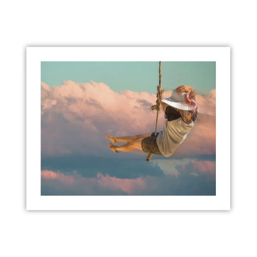 Poster - Spaß in den Wolken - 50x40 cm