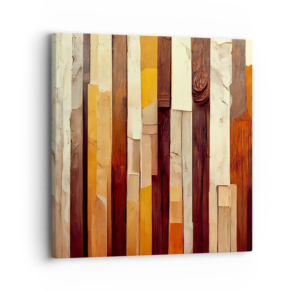 Bild auf Leinwand - Leinwandbild - Hymne der Waldbäume - 30x30 cm
